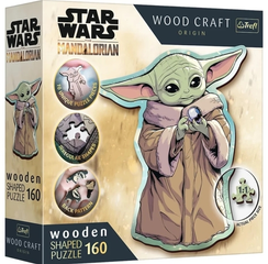 Puzzles - "160 Wooden Shaped Puzzles" - Grogu / Lucasfilm Star Wars The Mandalorian FSC Mix 70%
