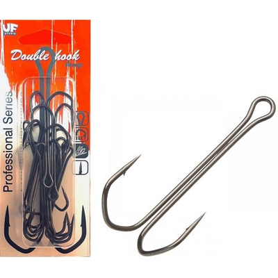 Крючки-двойники UF Studio DOUBLE HOOK LONG №4 (1шт.)