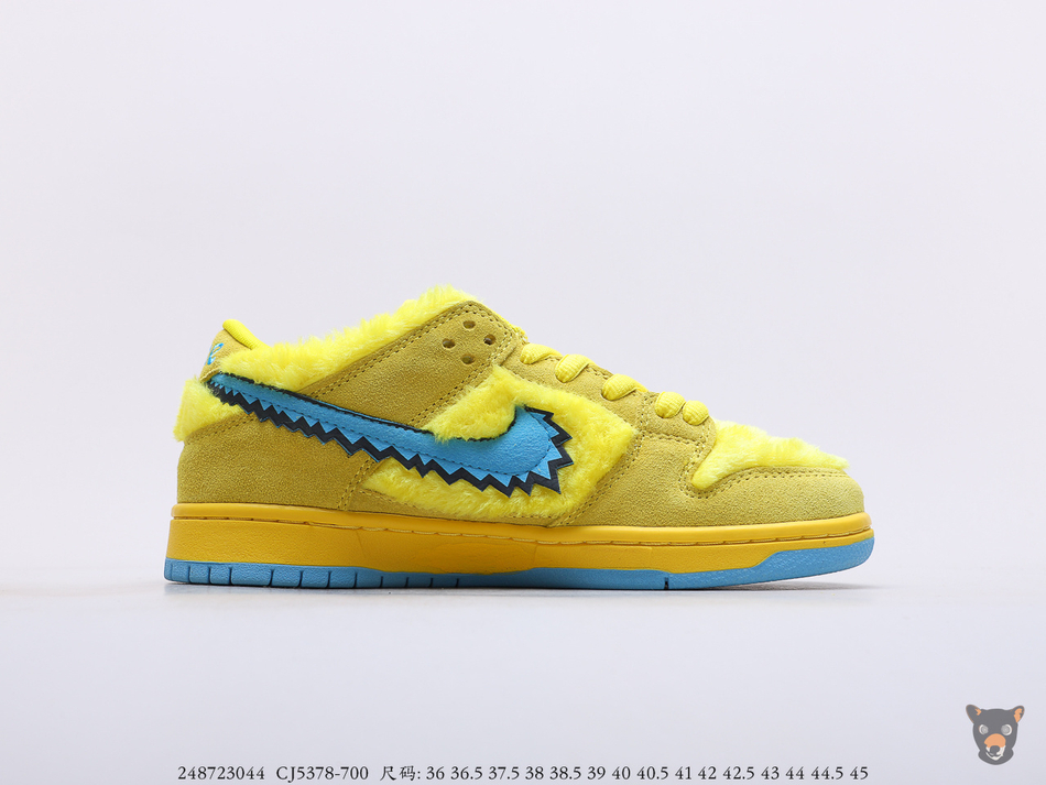 Кроссовки Grateful Dead x SB Dunk Low "Blue Spark/Yellow"