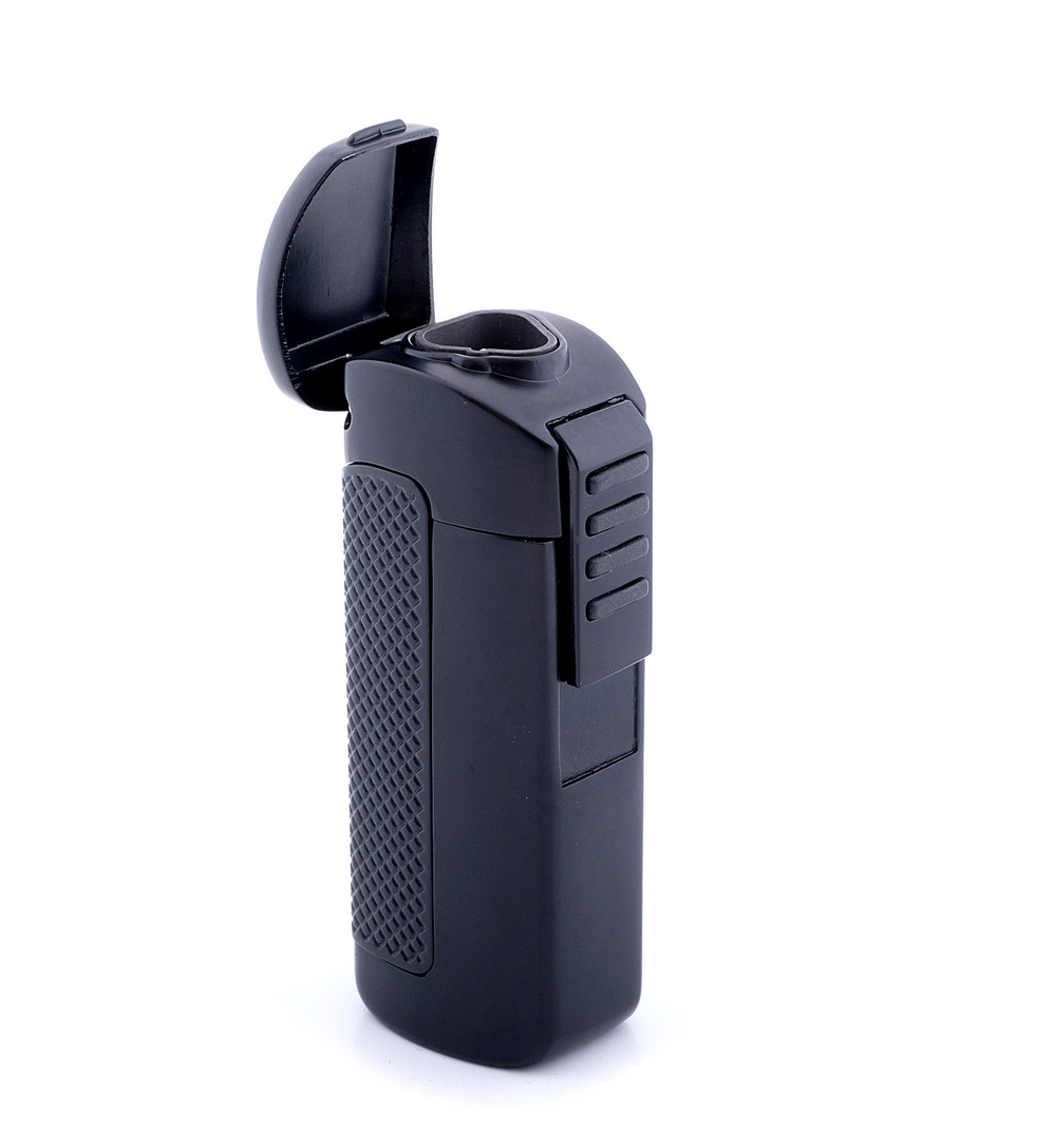 Зажигалка сигарная Passatore с пробойником, черная