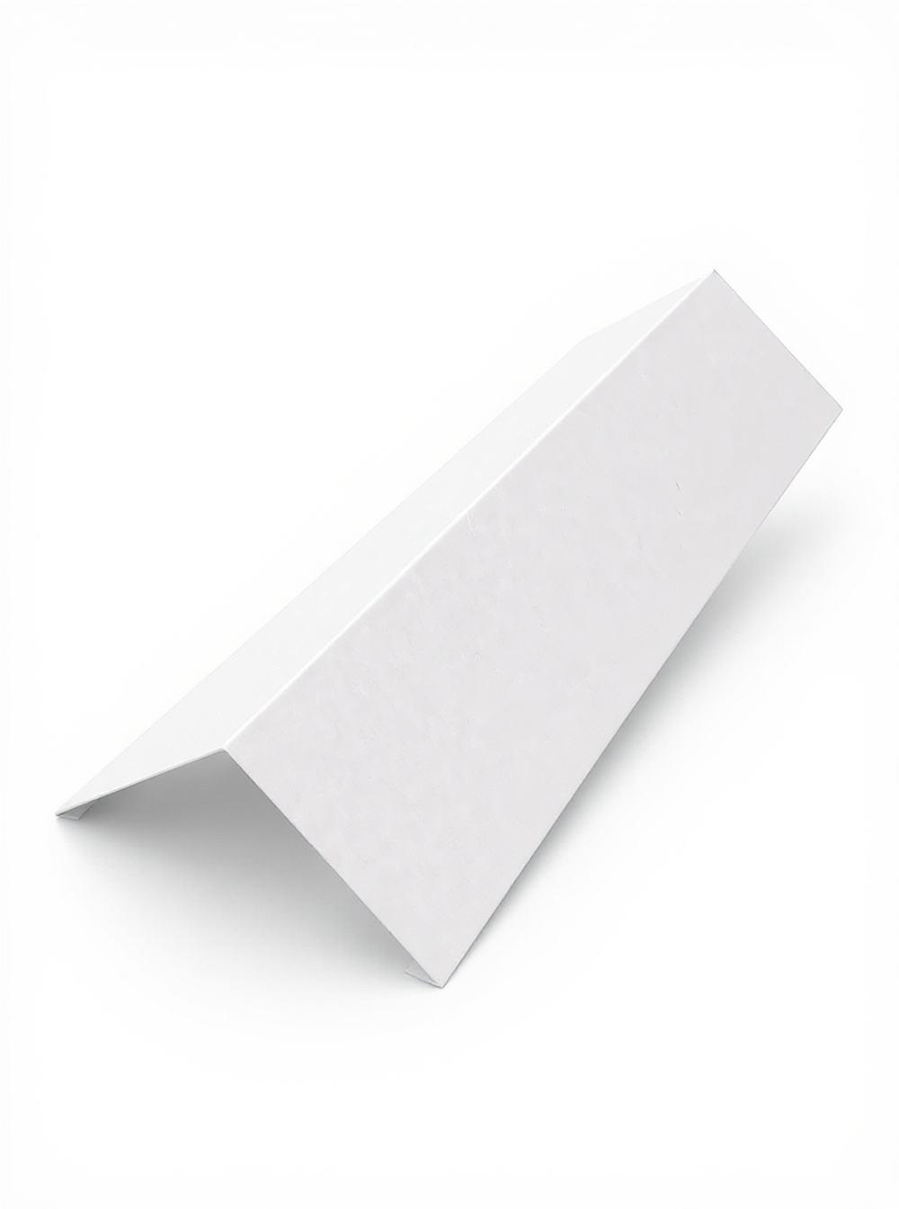 Конёк кровельный (планка конька плоского), 145*145*1250мм, Комплект 5шт, RAL9003, 0,45мм