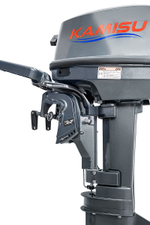 YACHTMAN-320 НДНД серый-черный + KAMISU T 9.8 BMS (комплект лодка + мотор)