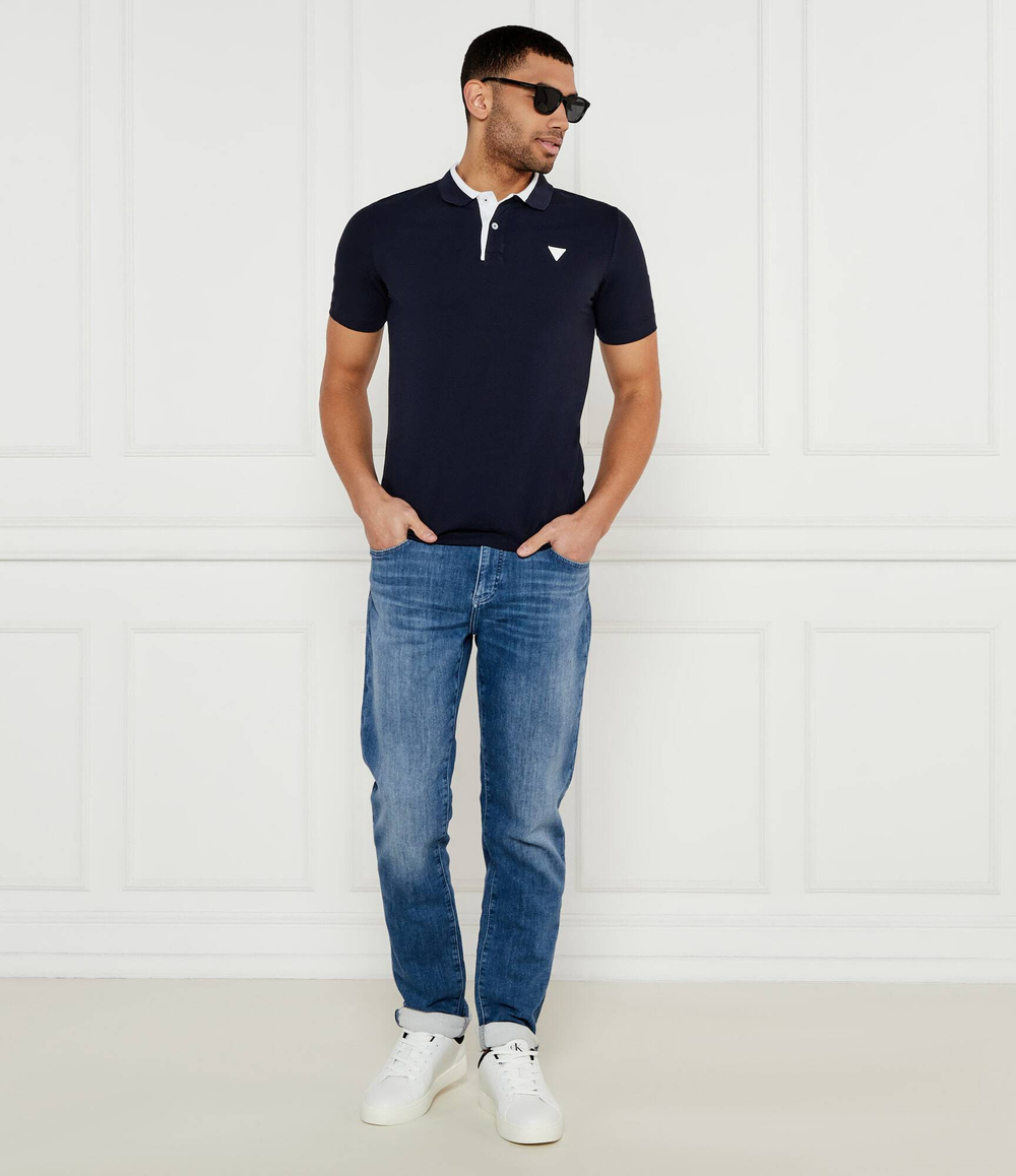 Поло GUESS - темно-синий(M5GP44 K7O64)