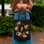 Сумка шоппер с принтом Enhypen