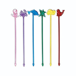 Мешалки для коктейлей «Морской коктейль»[50шт];пластик;,L=20см;разноцветн. (Цвет: разноцветный)