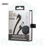 Кабель 1m USB/type-c 3A RC-97a Heymanba Series Remax black