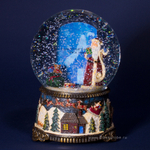 снежный фотошар Санта