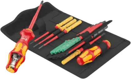 Набор диэлектрических отвёрток Kraftform Kompakt Turbo i 1 Wera 05006640001