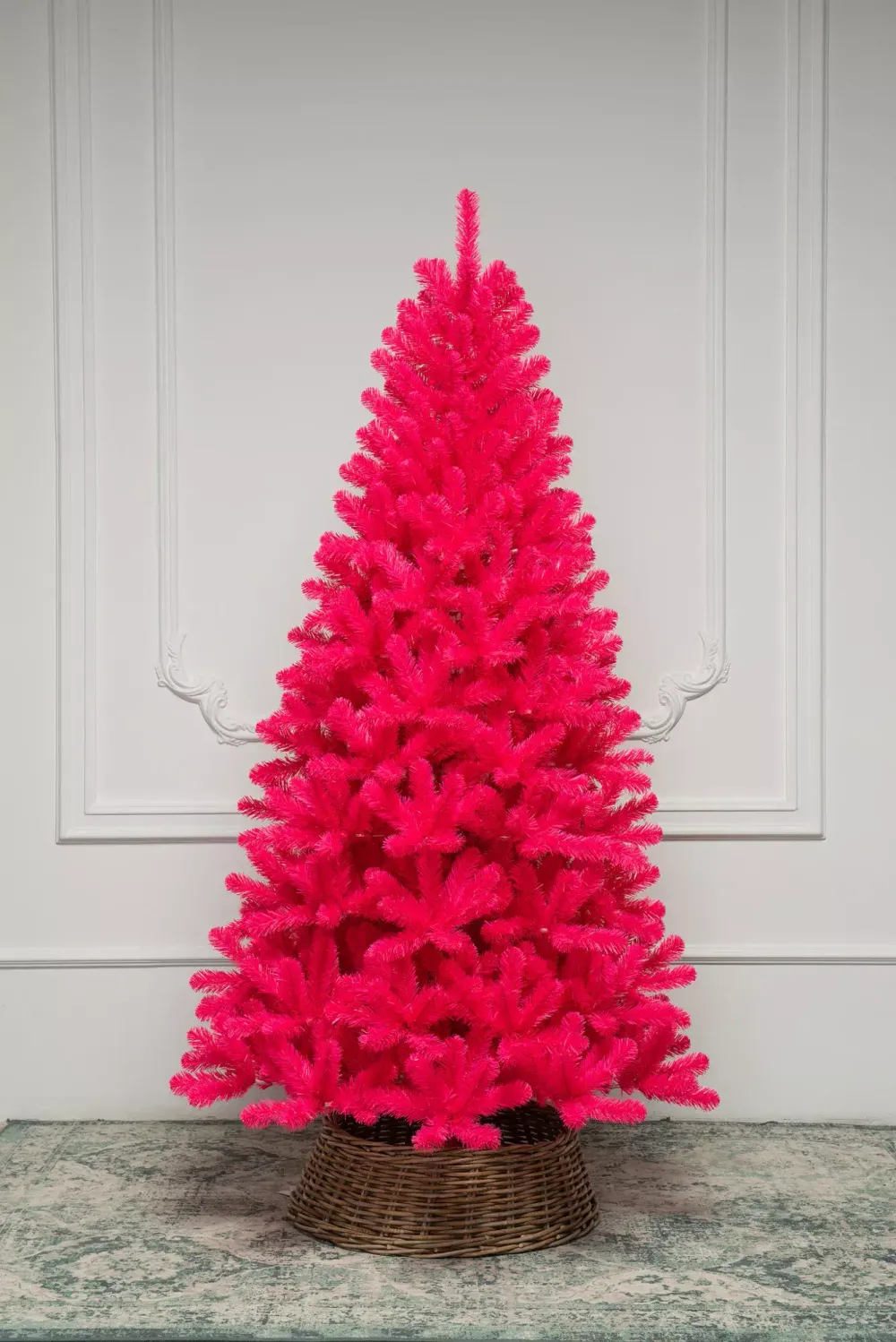 Искусственная розовая елка «Дерзкая Фуксия» (пвх) 180 см / 1,8 м