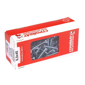 Саморезы универсальные 6,0x 40 (белый цинк 100 шт)