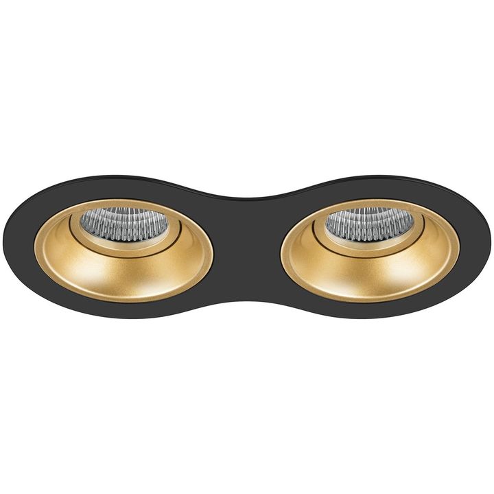 Комплект из светильников и рамки Lightstar Domino Round (214627+214603+214603) D6270303