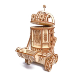 Космический робот уборщик (Механический) от Wood Trick - cборная модель, деревянный конструктор, 3D пазл
