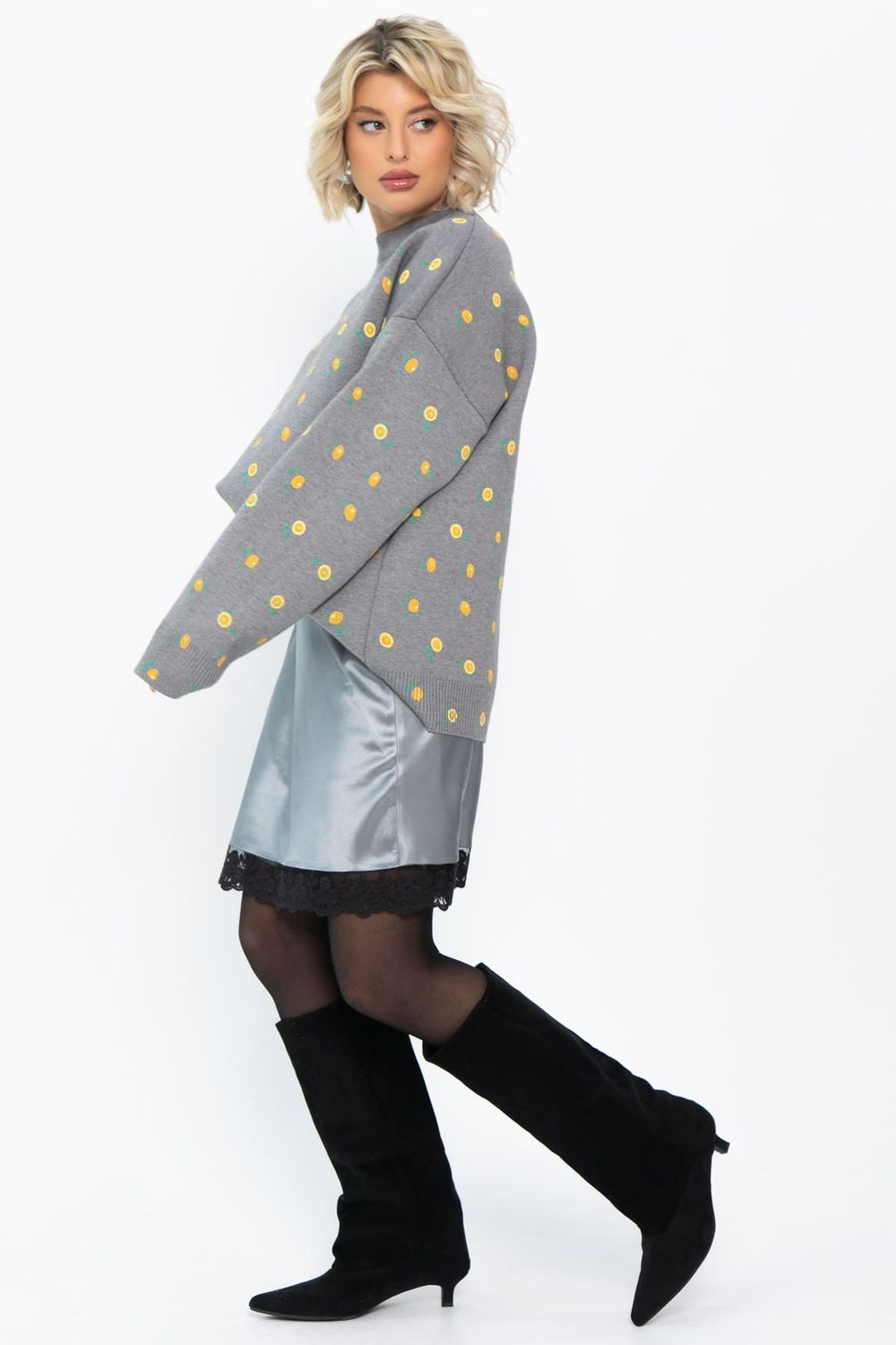 Юбка Игривое настроение (серебро) Ю14799-7М LT Collection