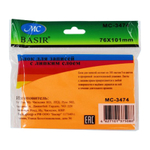 Блок для записей Basir, с липким слоем, 7.6*10.1 см, 100 листов, 5 цветов