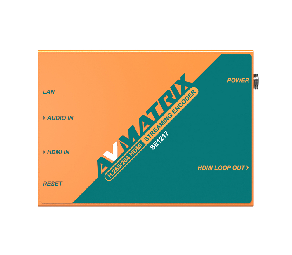 Энкодер AvMatrix SE1217 для стриминга, H.265/264, HDMI