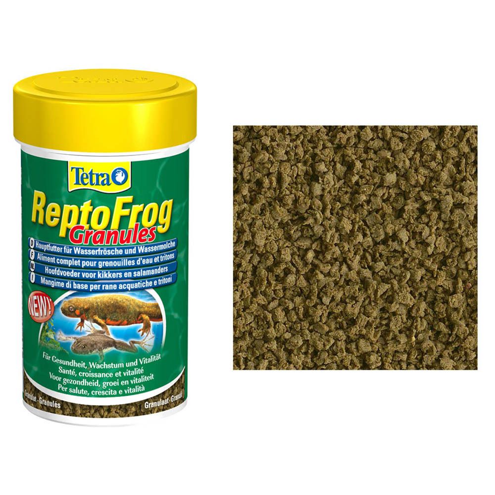 Tetra ReptoFrog Granules 100 мл - корм для лягушек и тритонов (гранулы)