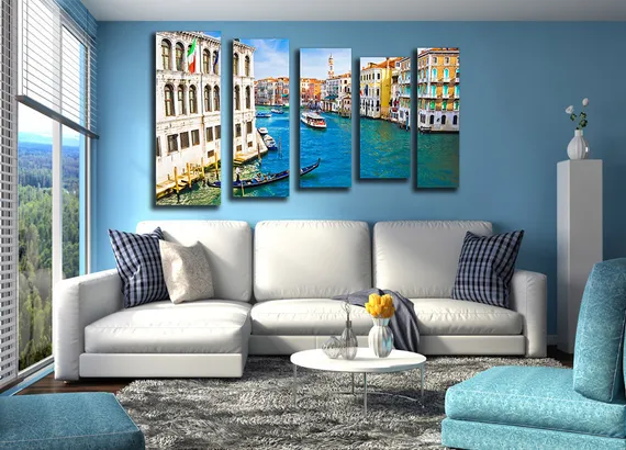 Модульная картина "Красочная Венеция"