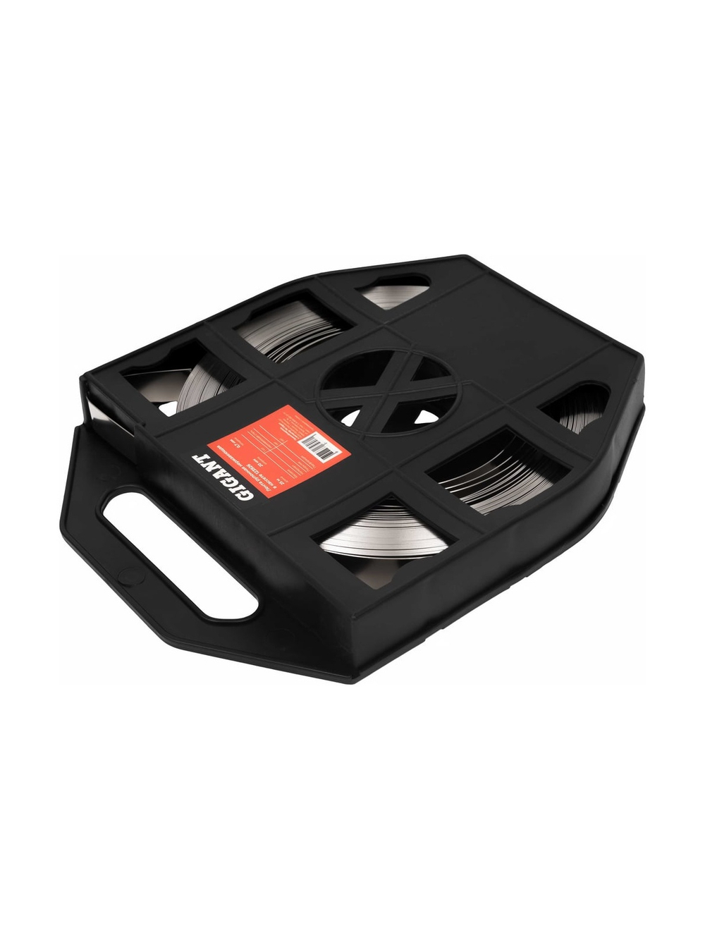 Рулонная нержавеющая лента Gigant 25м/20мм/0.7мм в кассете 123926