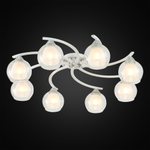 Citilux Кристи CL152180 Люстра потолочная Белая Хром