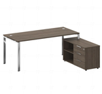 Стол с тумбой для руководителя на металле Metal System Direct (Металл Систем Директ) 1720