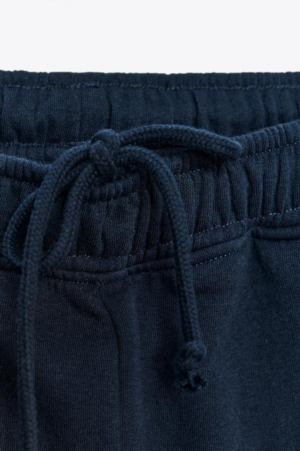 ZARA БАЗОВЫЕ ПРЯМЫЕ БРЮКИ ИЗ МЯГКОЙ ТКАНИ, МОРСКОЙ СИНИЙ