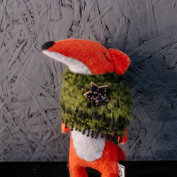 Мягкая игрушка ручной работы Лисёнок