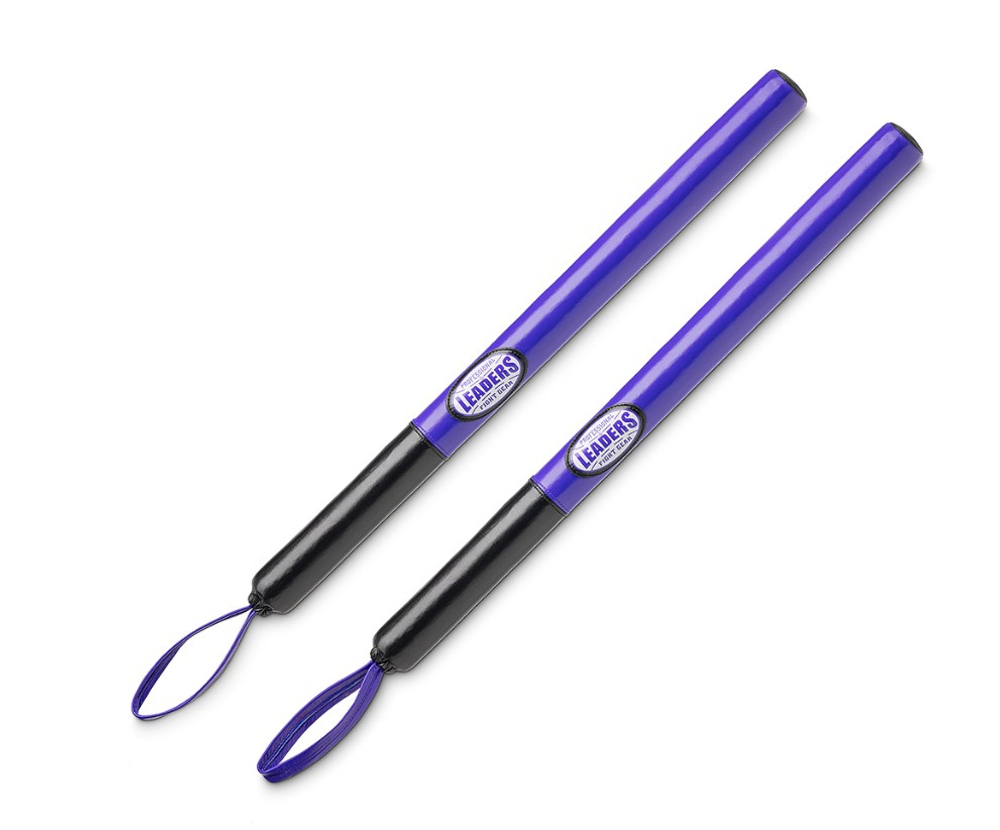 Тренерские палки LEADERS Boxing Punch Sticks PUR (ONE, кожа, фиолетовый)