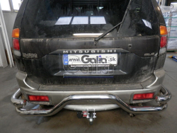 Фаркоп оцинкованный Galia M057C для Mitsubishi Pajero Sport 1998-2008(паспорт и сертификат в комплекте)(без электрики)