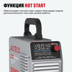 Инверторный сварочный аппарат ALTECO MMA 190C VRD