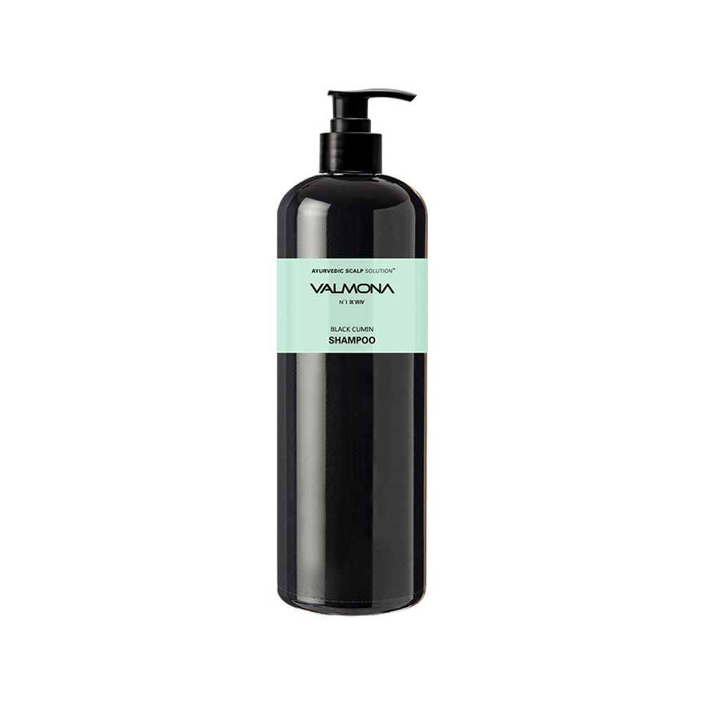 Шампунь для волос АЮРВЕДА VALMONA Ayurvedic Scalp Solution Black Cumin Shampoo, 480 мл