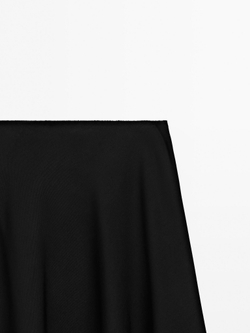 Massimo Dutti Юбка с воланами - STUDIO, черный