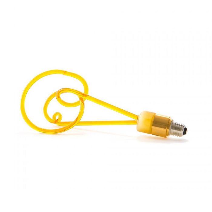 Подвесной светильник Seletti T-Holder Twist Amber 10699+07699_AMB