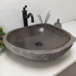 Раковина из речного камня RS-62025 (54*49*15)