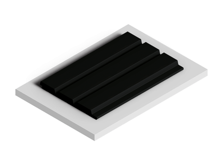 Стеновая панель HiWood декорированная, 270x12 см