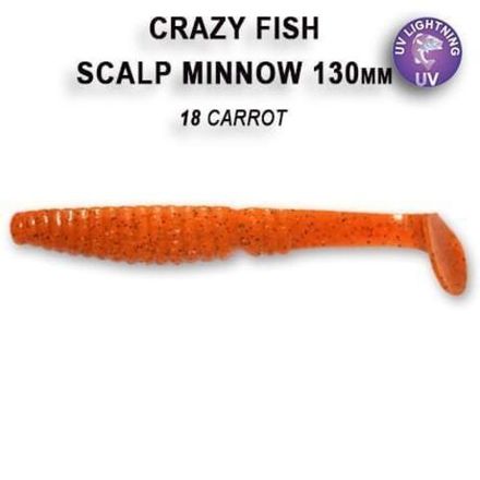 SCALP MINNOW 5,5" 19-130-18-6 Силиконовые приманки Crazy Fish