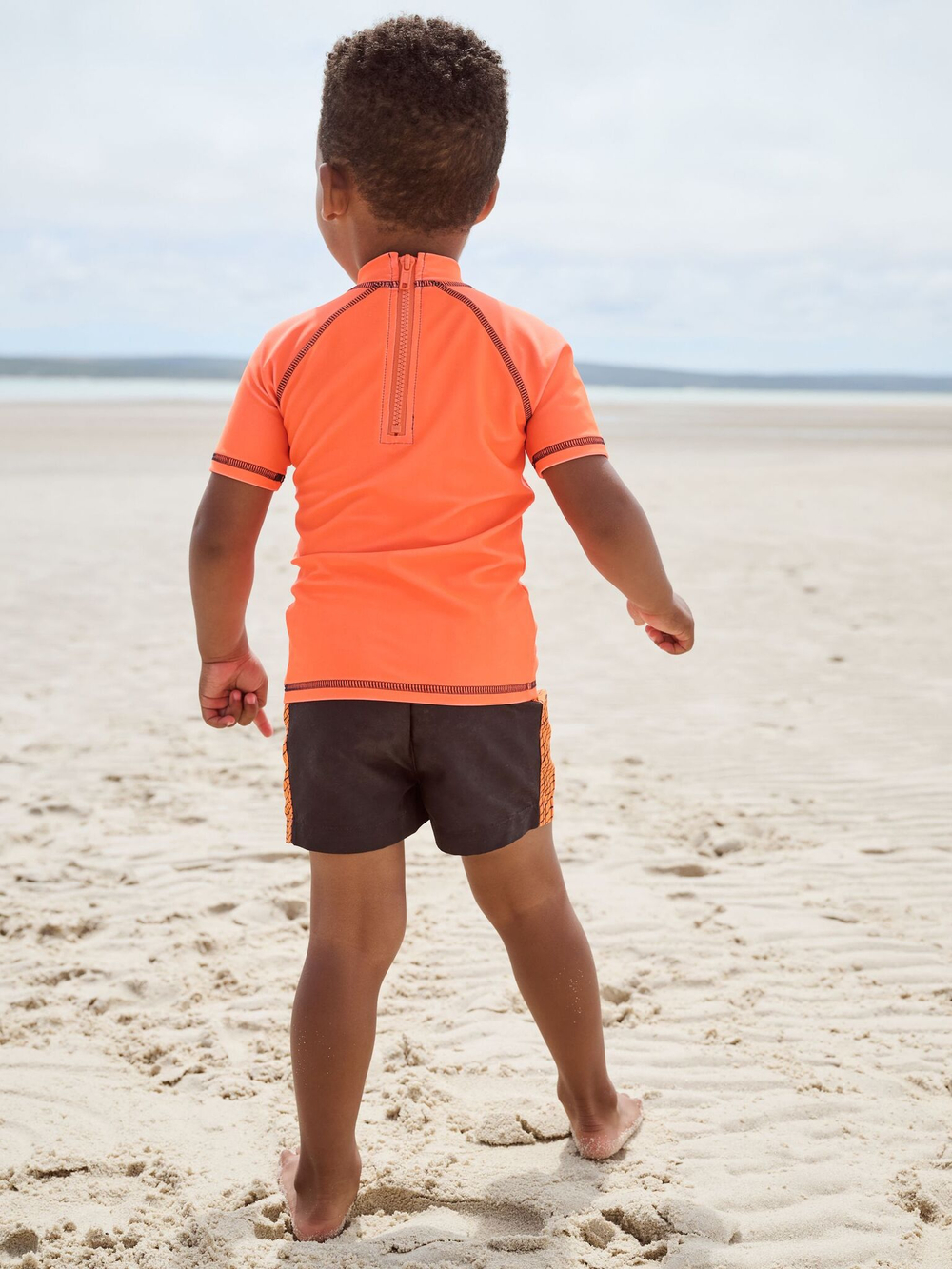 Костюм плавательный раздельный для мальчика Next E22-298, Оранжевый