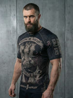 Рашгард с коротким рукавом LEGENDA Горыныч черный