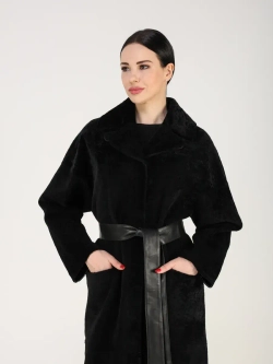 Дубленка зимняя шуба натуральная двухсторонняя оверсайз