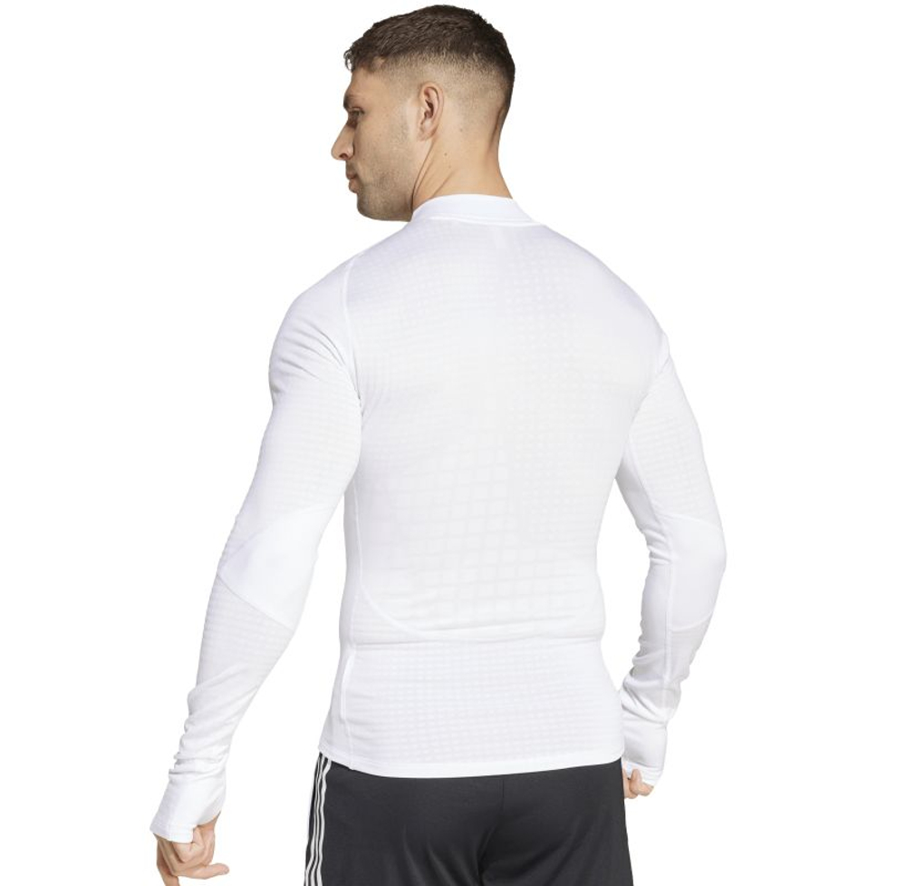 Мужская теннисная футболка с длинным рукавом Adidas Techfit Cold.rdy Long Sleeve - white