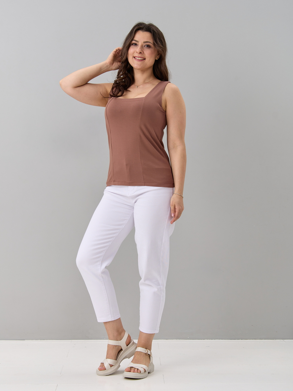 Майка М-040/кэмел