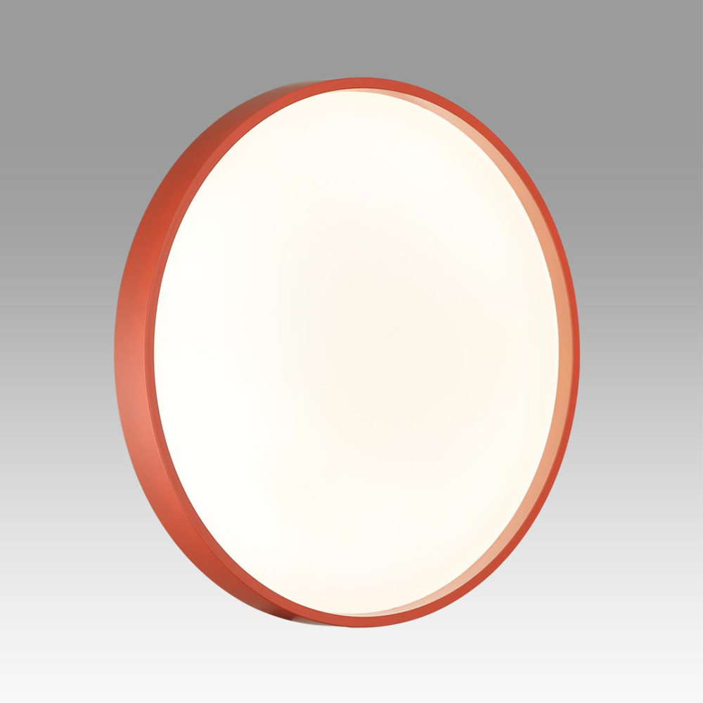 7744/CL COLOR SN 127 Светильник светодиодный потолочный пластик/белый/красный LED 30Вт 4000К D330 IP43 MAVIC