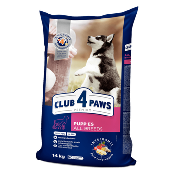 Сухой корм Club 4 Paws для щенят всех пород