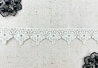 Кружево плетеное, ш. 3 см, белый