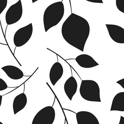 Осенние листья силуэты