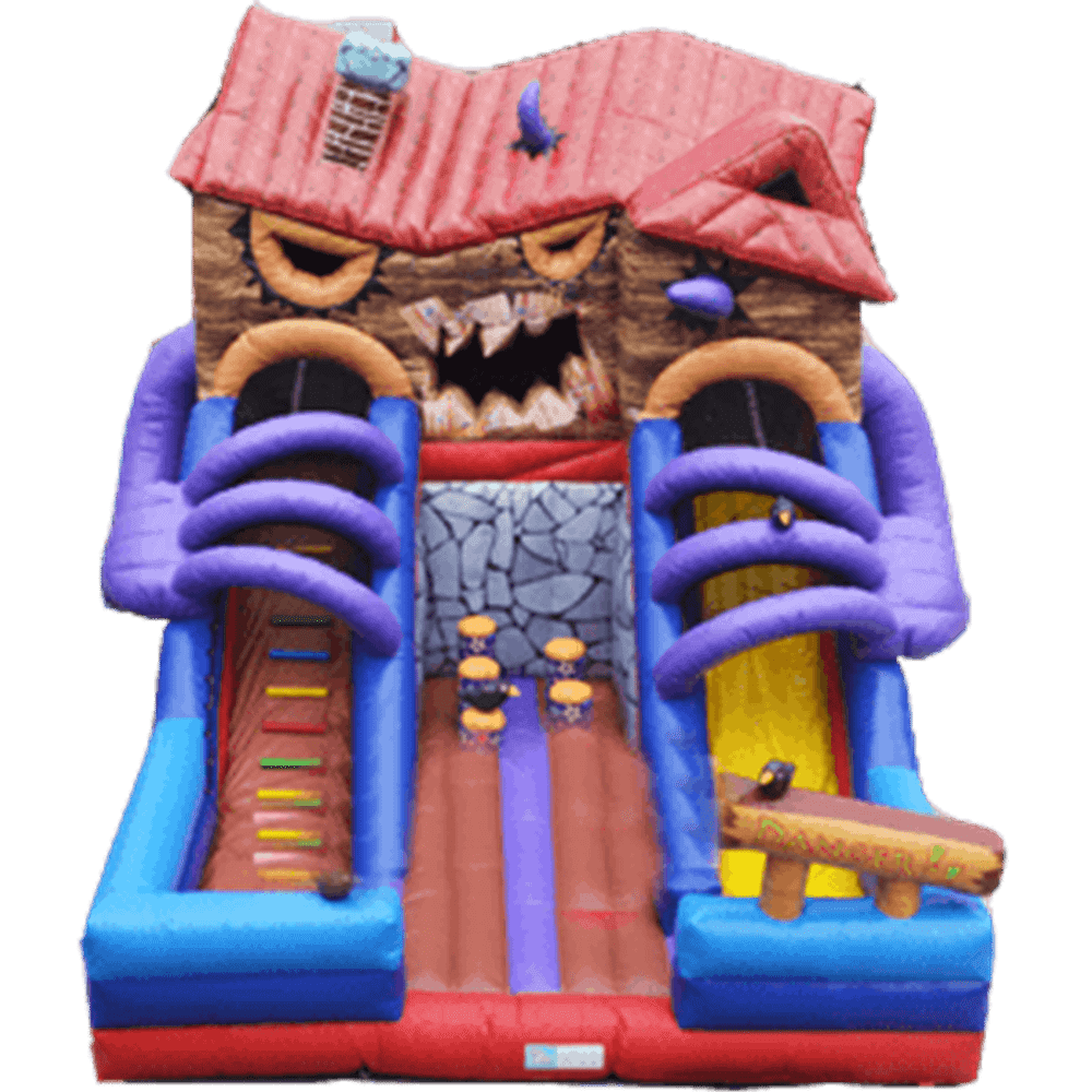 Коммерческий надувной батут "Дом с привидениями"