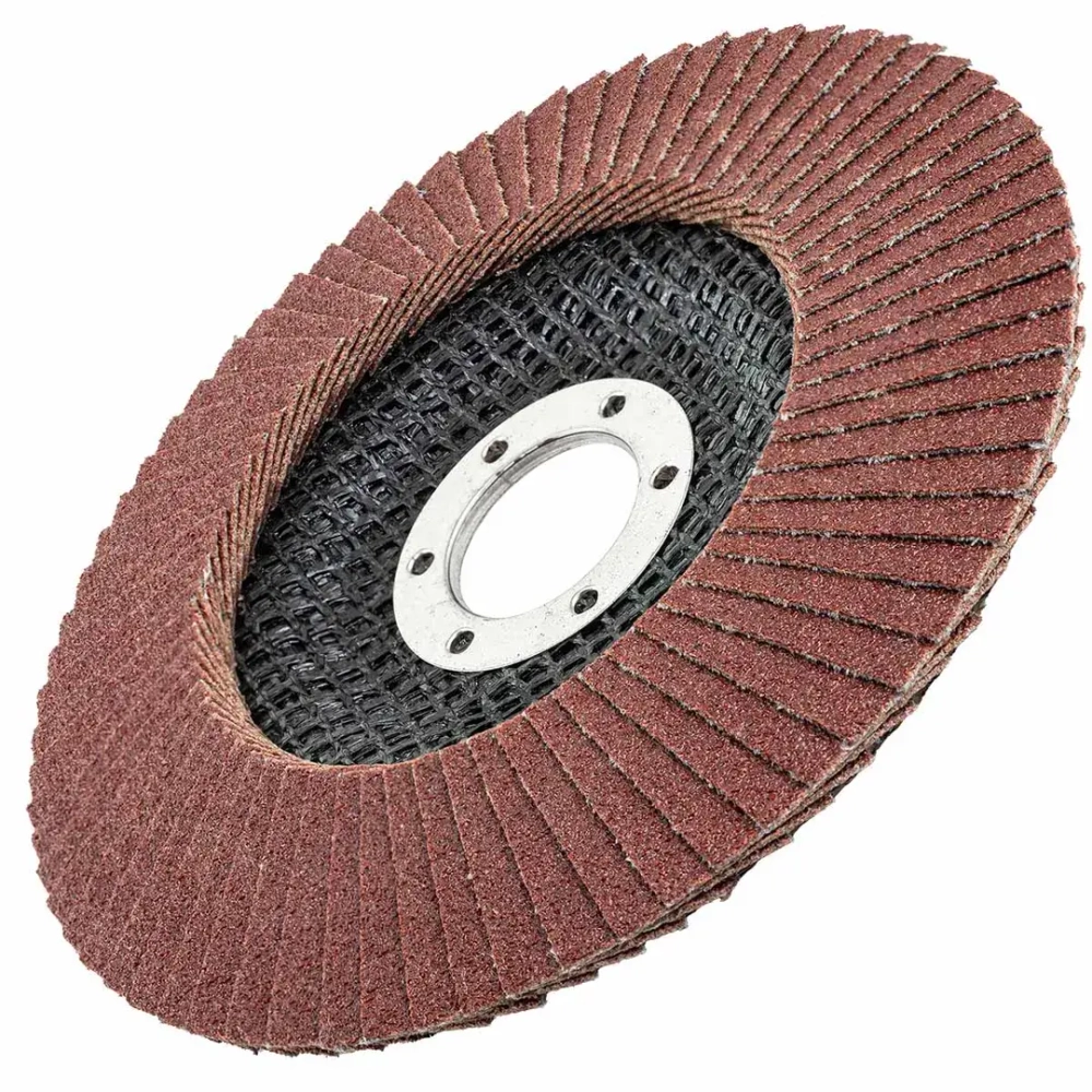 Круг лепестковый торцевой 115х22мм P120 RockForce##Rock FORCE RF-FD4120M