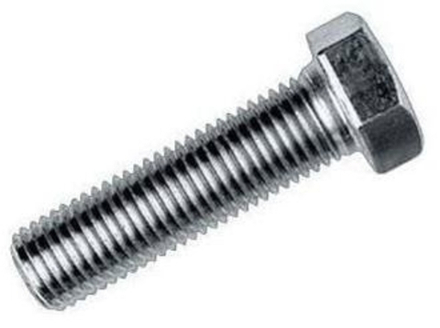 Болт под ключ 6х50 цинк полная резьба DIN 933 (89 шт/кг)