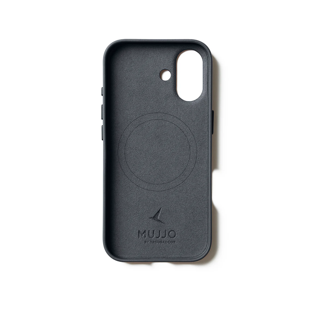 Чехол Mujjo Leather для iPhone 17 базальт