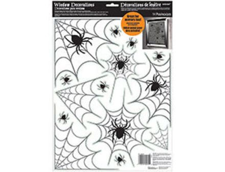 Наклейка "Пауки и паутина"