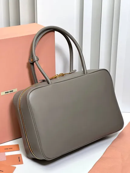 Сумка MIUMIU Beau серая